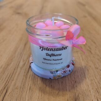 Duftkerze mit Pfote